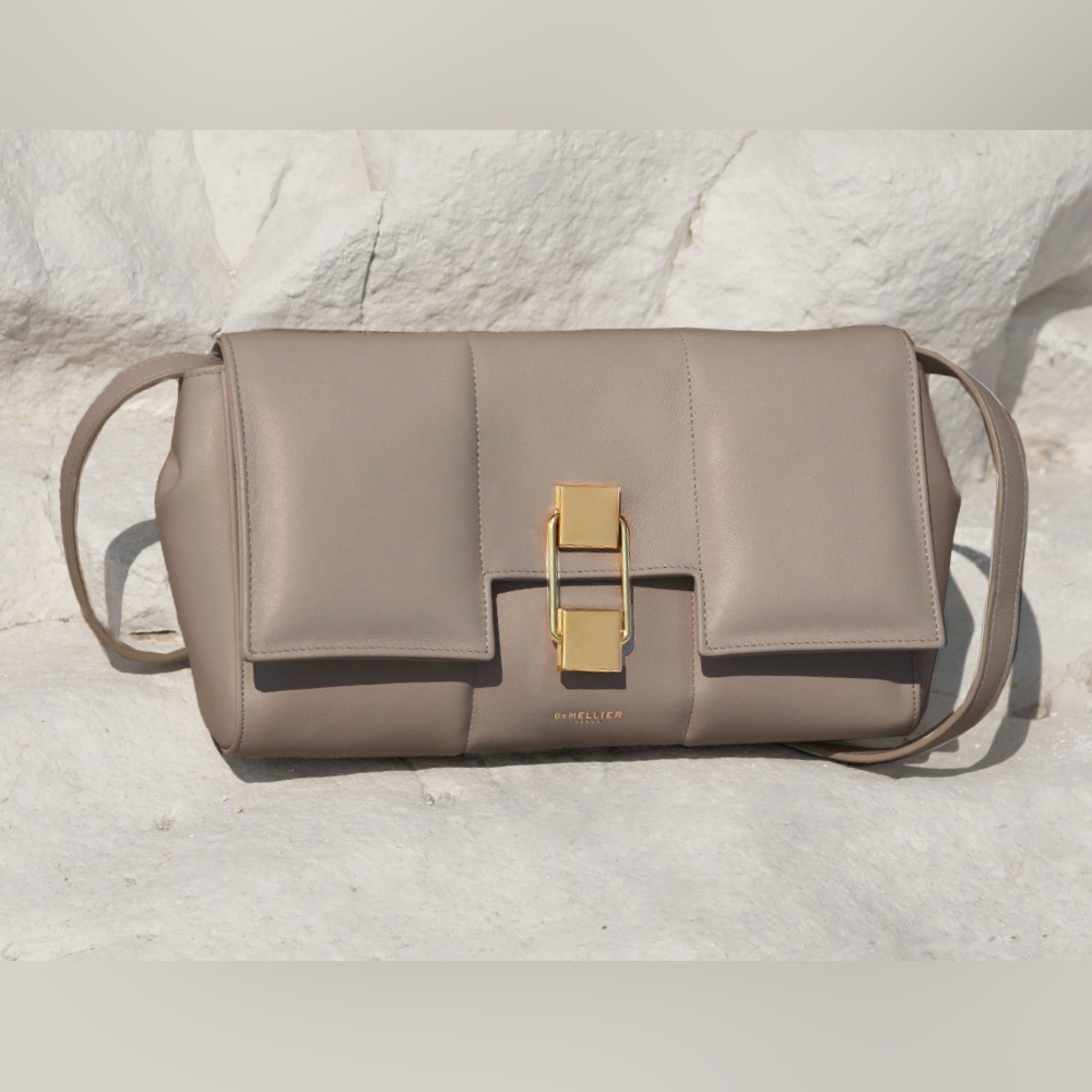 DeMellier Alexandria Midi Bag in Taupe! Quiet Luxury Shoulder Bag - Rare Color!